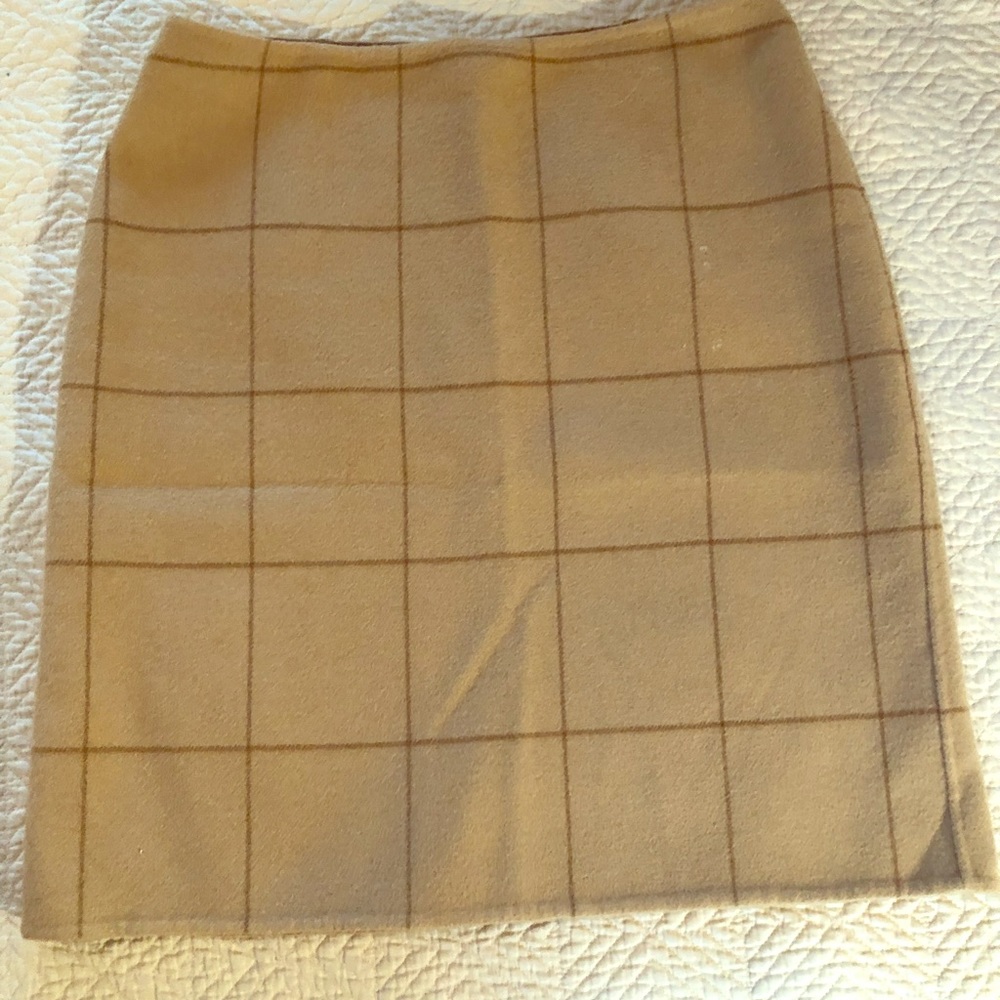 DKNY Wool Angora A-Line Skirt